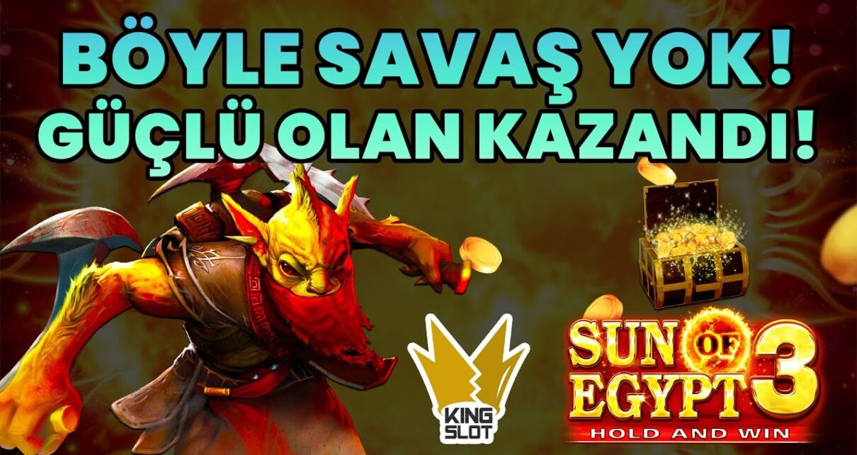 ?#SunOfEgypt3’te Dev Mücadele ile Kazandık! – King Slot #casino#slotoyunları#slot#slotvideo#booongo