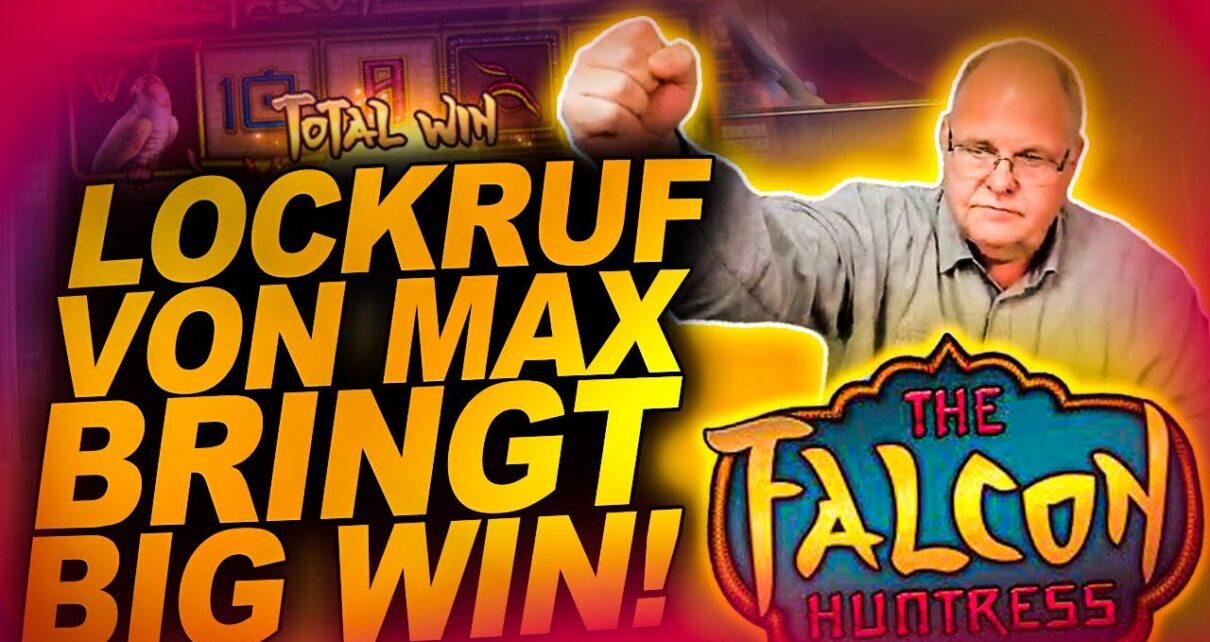 THE FALCON HUNTRESS - LOCKRUF VON MAX BRINGT BIG WIN!!?Online Casino [GER/ENG] [18+] ?Jokersworld