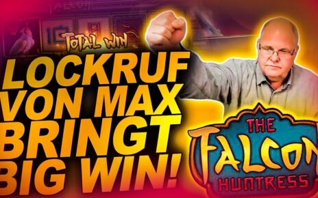 THE FALCON HUNTRESS - LOCKRUF VON MAX BRINGT BIG WIN!!?Online Casino [GER/ENG] [18+] ?Jokersworld