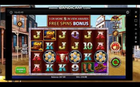 Wild Outlaw Online Casino Slot Bonus | Very Similar To The Light & Wonder Game On The Equinox Cabs