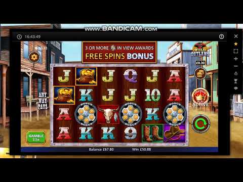 Wild Outlaw Online Casino Slot Bonus | Very Similar To The Light & Wonder Game On The Equinox Cabs Wild Outlaw Online Casino Slot Bonus | Very Similar To The Light & Wonder Game On The Equinox Cabs