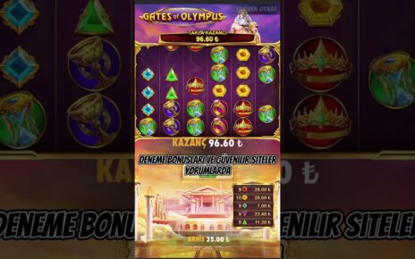 Zeus Bu Kadar Da Olmaz Dedirtti – Gates Of Olympus Big Win – #casino #slot #shorts