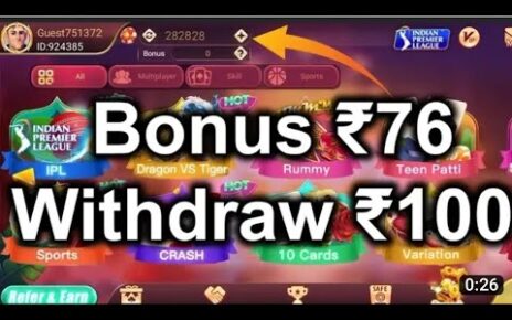 new rummy earning app today || rummy most || online casino site with free bonus