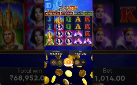 online casino magic apple jackpot winning #shorts