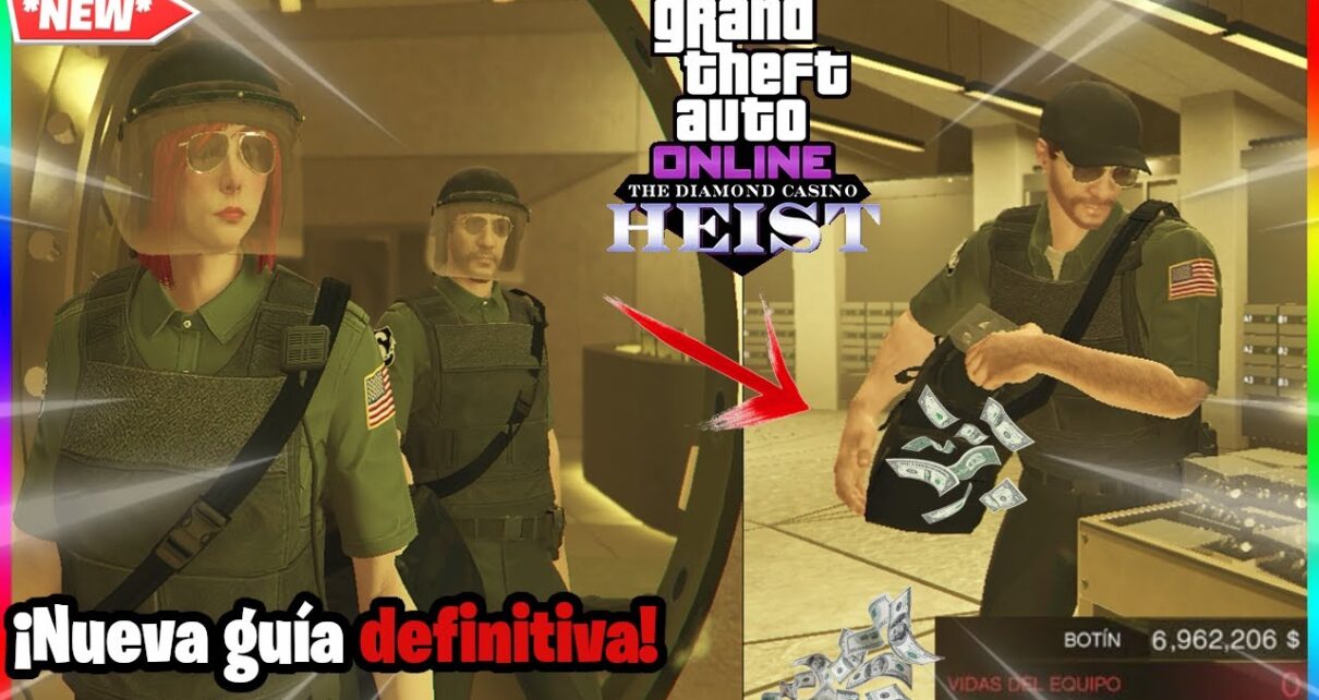 ¡La mejor guía definitiva del golpe al casino súper fácil! (millones asegurados) 2023 GTA Online
