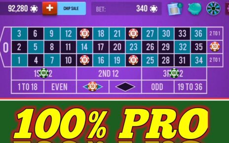 100% Pro Straight | How To Earn Money Online Casino | Roulette Strategy To Win | Roulette