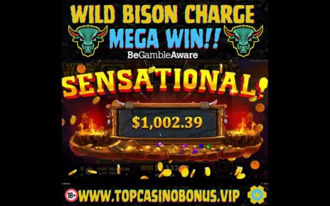 “Charge towards Big Wins with Wild Bison: The Latest Online Casino Game!” #freespins