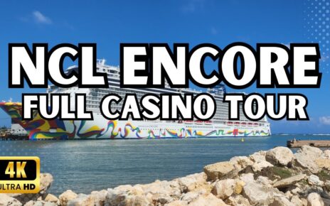 2023 NCL Norwegian Encore Full Detailed Casino Tour – Slots & Tables including Min/Max Bet