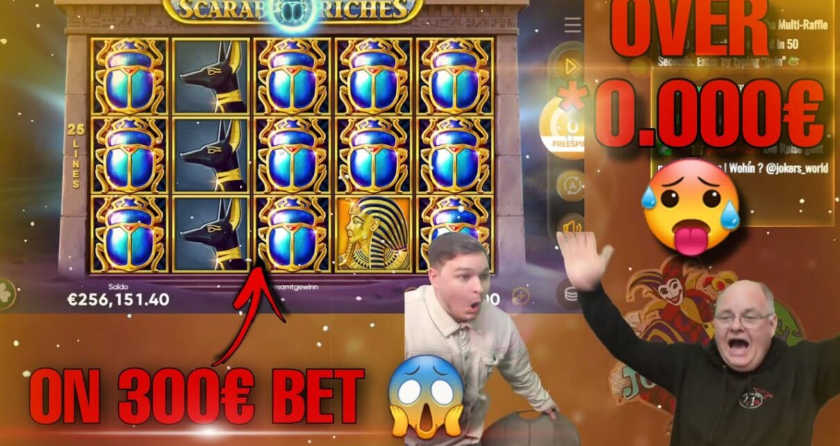 300€ BET FREEGAMES ESKALATION - MEGA HIGHLIGHT?Online Casino [GER/ENG] [18+] ?Jokersworld