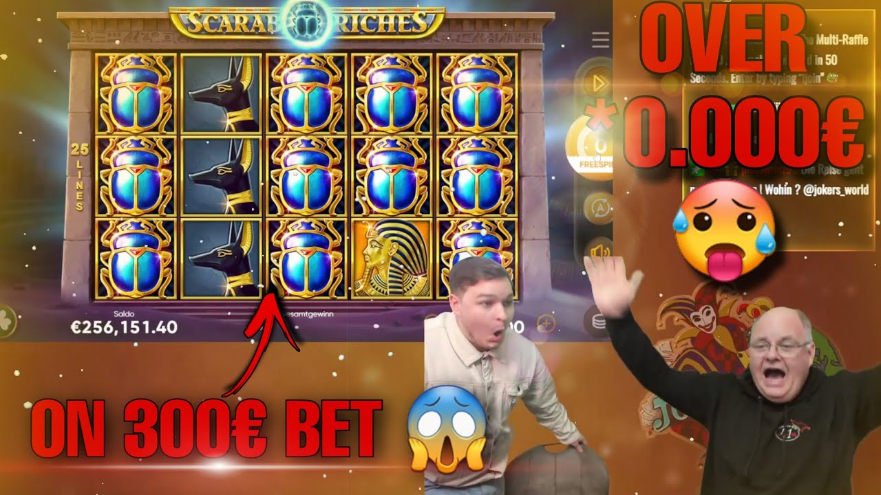 300€ BET FREEGAMES ESKALATION - MEGA HIGHLIGHT?Online Casino [GER/ENG] [18+] ?Jokersworld