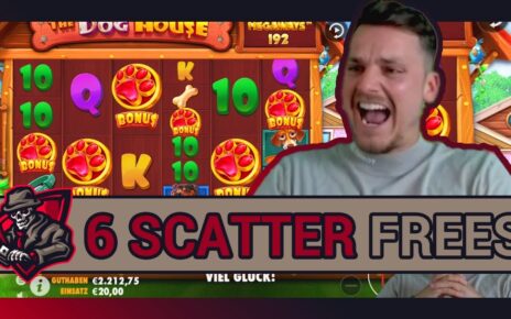 6 SCATTER DOG HOUSE MEGAWAYS ? | Historisch auf 20€ ? | Freegames High Stakes ? | Casino Highlights