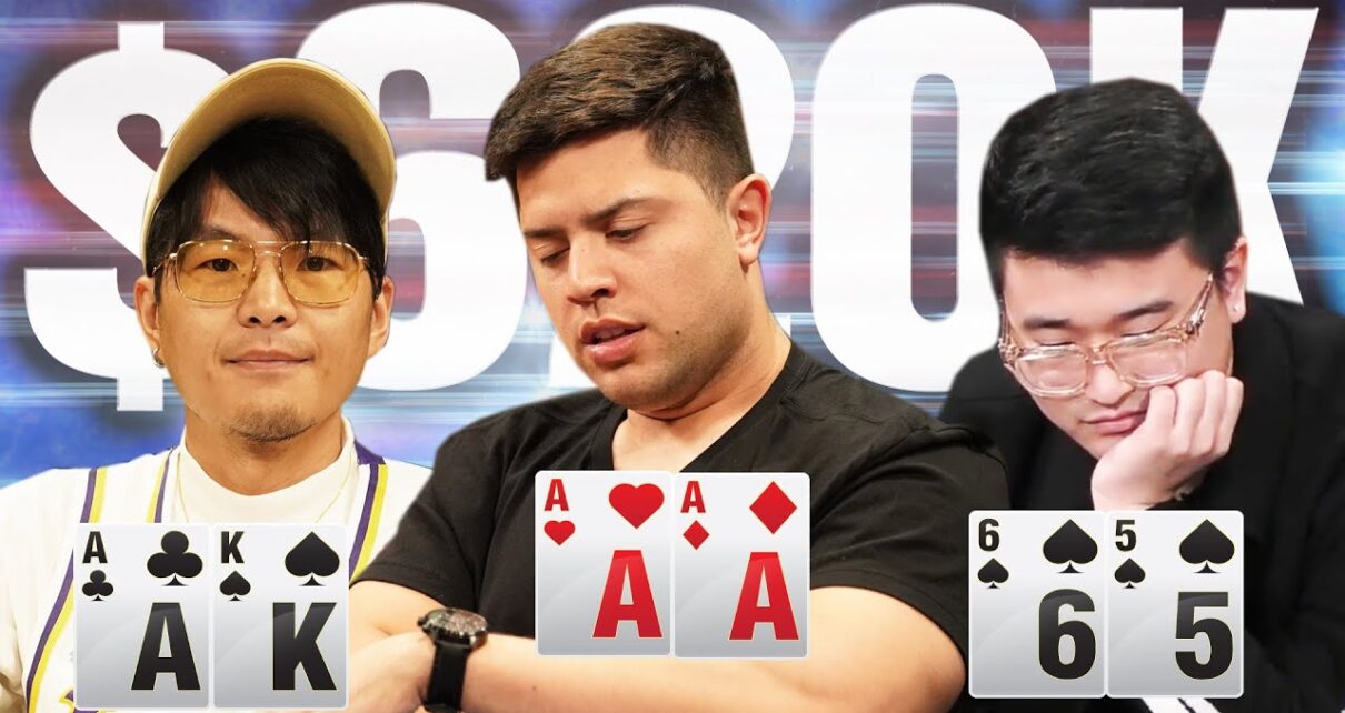 0K ALL IN with Pocket Aces!! Dream Spot for Mariano