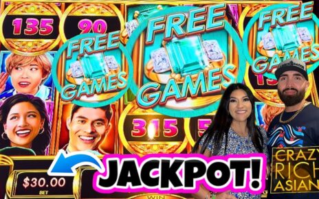 ? AUMENTADOR DE BONOS FUNCIONÓ Y PAGÓ UN JACKPOT CRAZY RICH ASIANS SLOT MACHINE !  @HARDROCKHOLLY