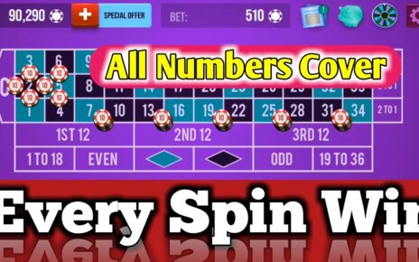 All Numbers Cover Roulette | How To Earn Money Online Casino | Roulette Strategy To Win | Roulette