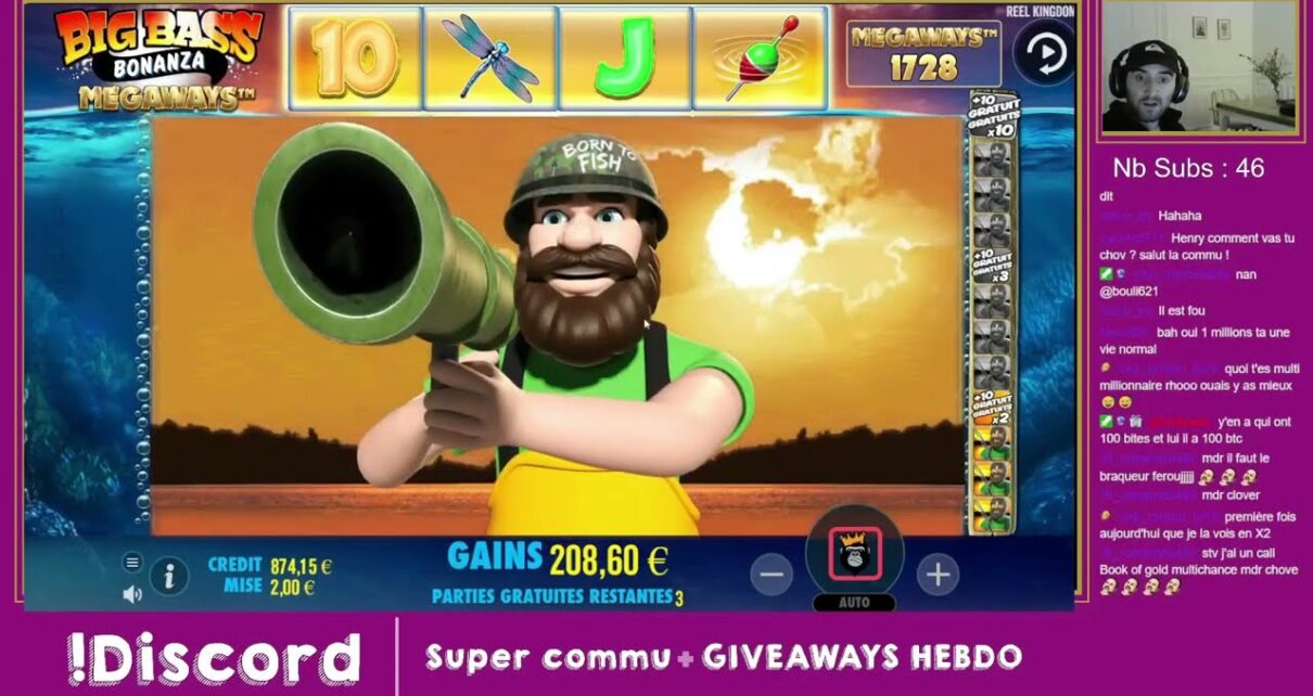 BESTOF CASINO : Big Bass Bonanza Megaways qui régale au 1er bonus