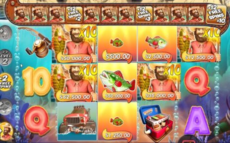 BIG BASS SPLASH -10X MULTIPLIER – 4 FISHERMAN WITH HUGE FISH – BONUS BUY ONLINE CASINO – ONLINE SLOT