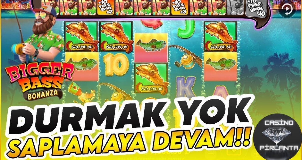 BİGGER BASS BONANZA Balıkçının Aklını Aldım Efsane Kazançı