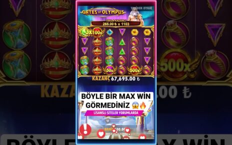?BÖYLE BİR KAZANÇ GÖRMEDİNİZ ?GATES OF OLYMPUS