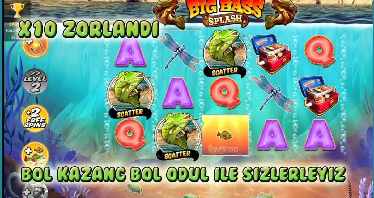 Big Bass Splash X10″a Gidiyorduk  BIGWIN | Taktik Kazanç