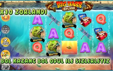 Big Bass Splash X10″a Gidiyorduk  BIGWIN | Taktik Kazanç #slot #casino #bigbasssplash