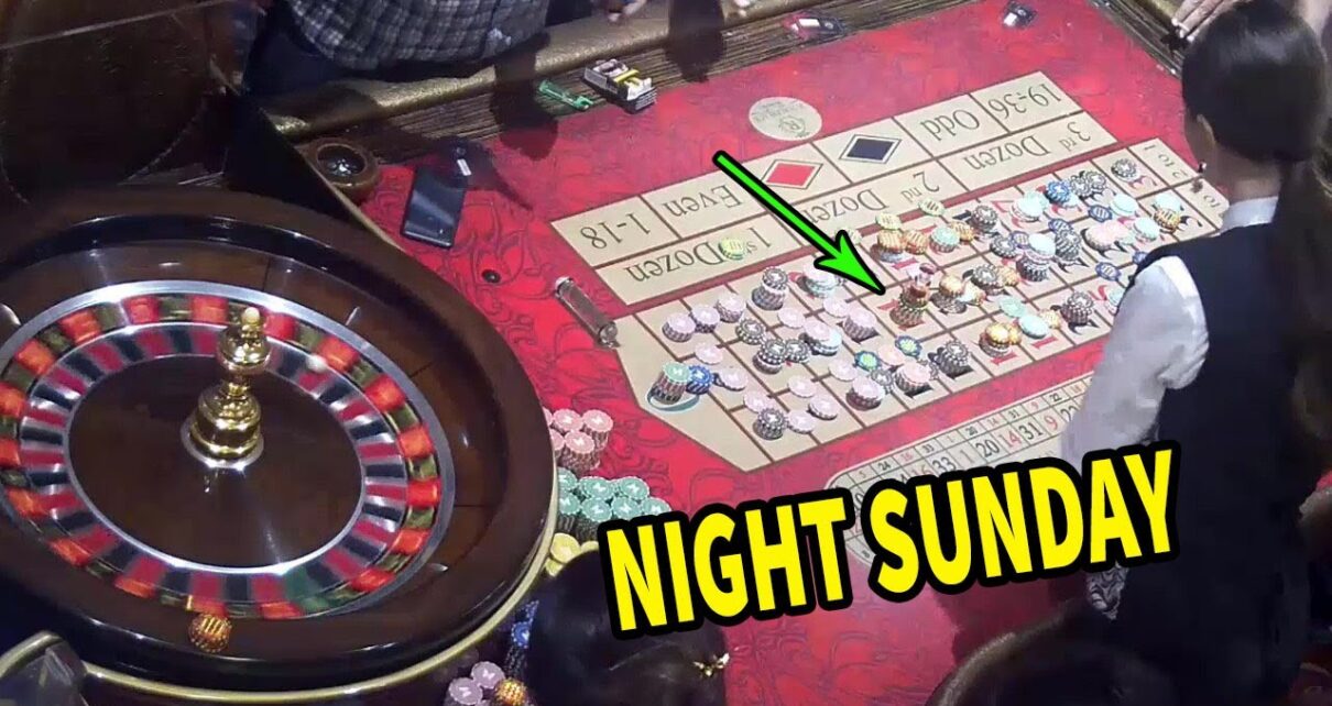 Biggest Win Table Roulette Live In Las Vegas Casino New Session dark Sunday✔️ 2023-05-29