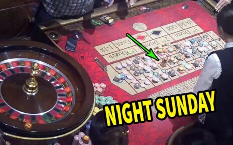 Biggest Win Table Roulette Live In Las Vegas Casino New Session dark Sunday✔️ 2023-05-29