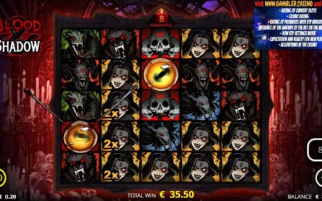 Blood Shadow – New online casino slot from No limit Sity company ? Max Win x6,666