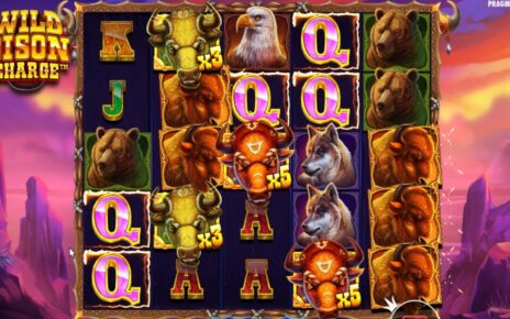 Brand New WILD BISON CHARGE – BONUS BUY ONLINE CASINO – HIT MAX 21X MULTIPLIER WITH GOOD SYMBOLS