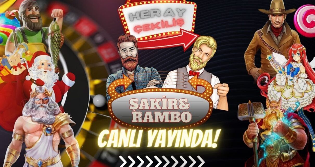 Casino Şakir – Slot Rambo ☘️ 100.000 TL NAKİT ÇEKİLİŞ !!!☘️ Canlı Yayınıı