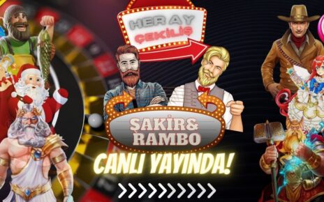 Casino Şakir – Slot Rambo ☘️ 100.000 TL NAKİT ÇEKİLİŞ !!!☘️ Canlı Yayını #slot #slotoyunları #casino