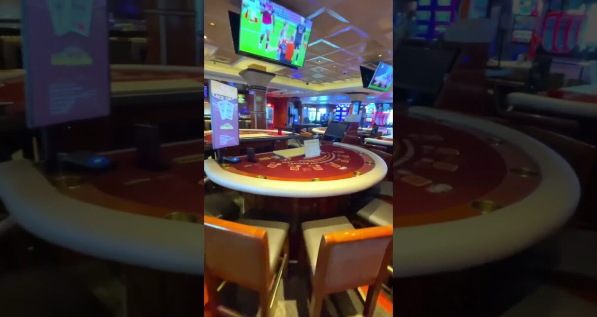 Casino Tour on Caribbean Princess ? ?️ #cruiseship