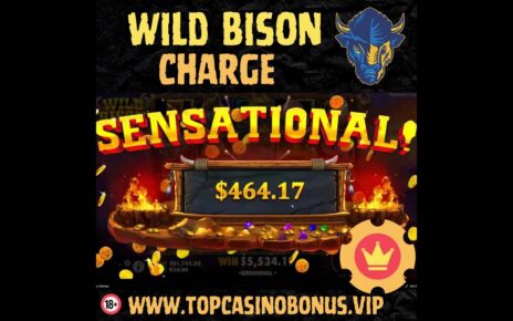 “Charge towards Big Wins with Wild Bison: The Latest Online Casino Game!” #freespins #bonuses