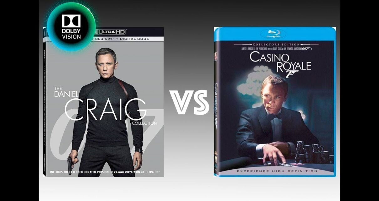 ▶ Comparison of Casino Royale 4K (2K DI) Dolby Vision vs Regular Version