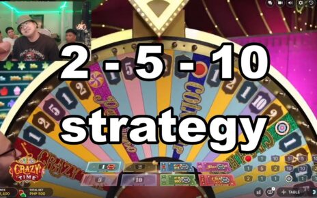 Crazy time – 2 – 5 – 10 strategy #crazytime #onlinecasino #gcash #giveaway #evolution #bigwin