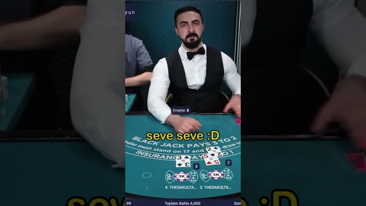 DÜNYANIN EN AGRESİF KRUPİYESİ PART 3 #blackjack #21