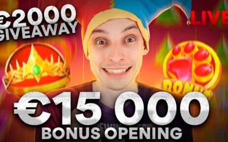 €15 000 BONUS OPENING ? CASINO STREAM with mrBigSpin JET