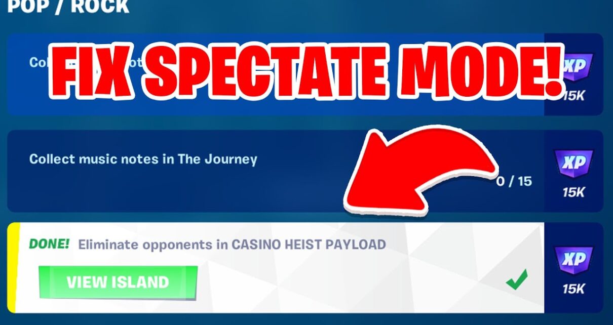 Eliminate Opponents in Casino Heist Payload Fortnite