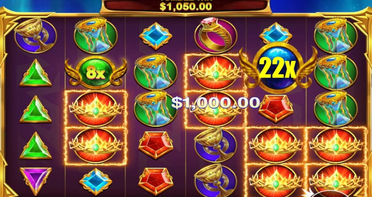 GATES OF OLYMPUS – 22X MULTIPLIER HIT RINGS – NICE WIN – BONUS BUY ONLINE CASINO ONLINE SLOT