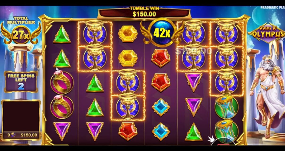 GATES OF OLYMPUS 42X MULTIPLIER – HIT CUPS – BONUS BUY ONLINE CASINO