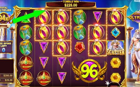 GATES OF OLYMPUS?HIT HUGE MULTIPLIER 96X – BIG CASINO WIN BONUS BUY SLOT GOOD SIMBOL