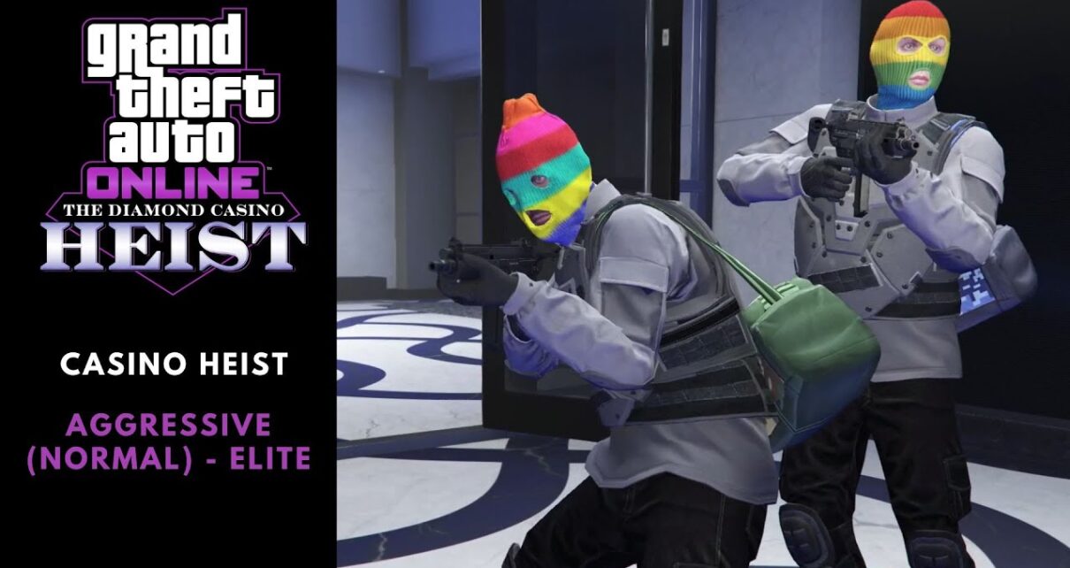 GTA Online: Casino Heist “Aggressive Approach” 2 players (No Commentary)