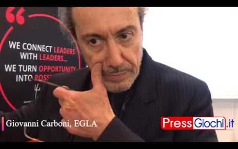 Giovanni Carboni (EGLA) a PressGiochi in occasione dell’Online Casino Summit Italia 2023