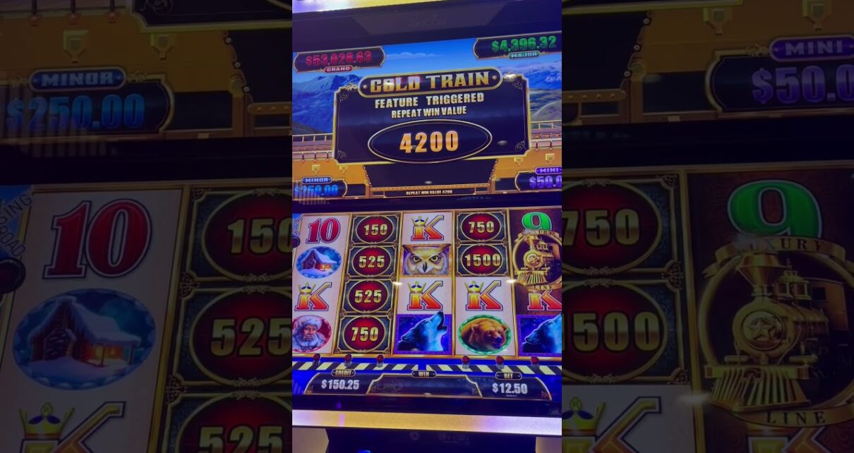 Gold train #jackpot ? #win #casino #vip #slot #jackpot #gambling #slotwin #handpay #big