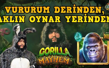 ?#GorillaMayhem’de Dev Gorille Karşı Karşıyayız! #slotvideo#slot#casino#slotoyunları#slotpragmatic