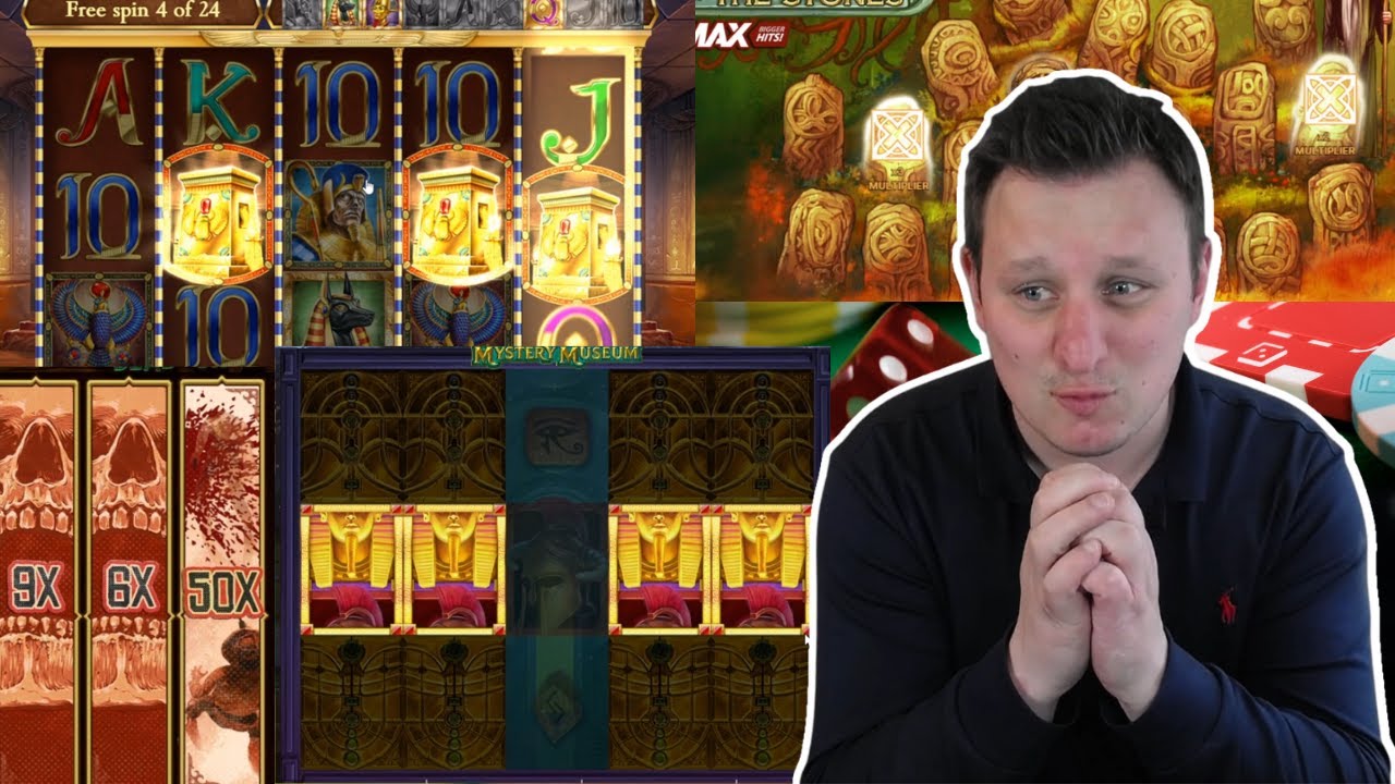 HUGE WIN! Compilation of Slot Features! Online Casino | Dead or a Wild | Mystery Museum and more!