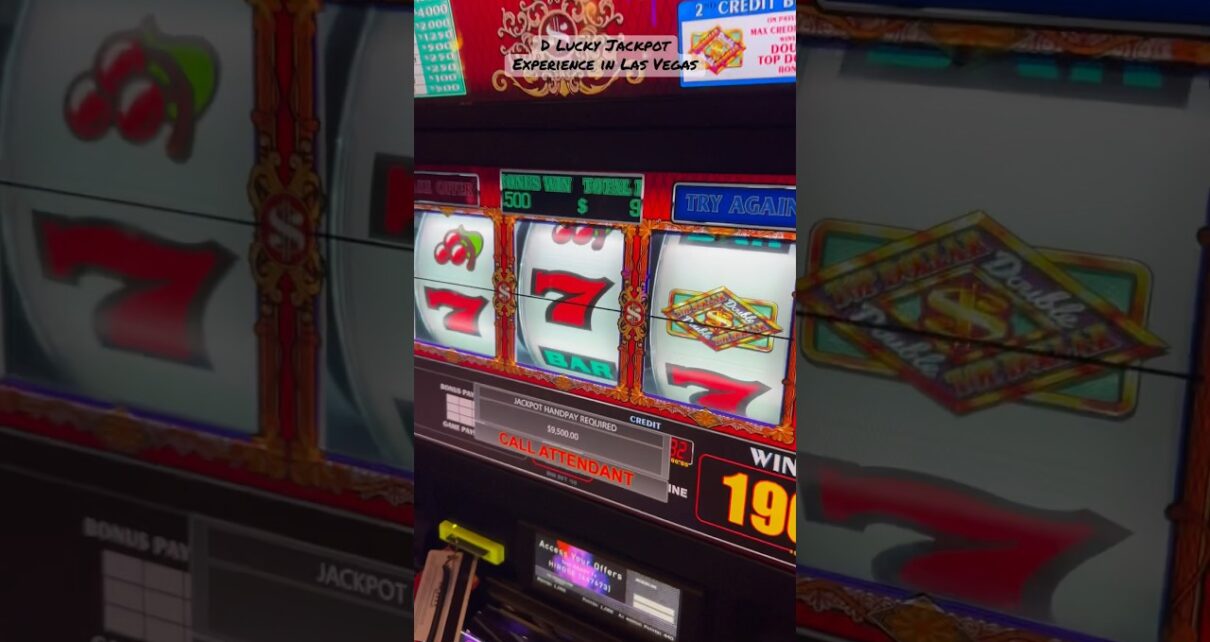 Happy tears ? D Lucky Jackpot Experience in Las Vegas #jackpots #lasvegas #casinos #slots #vegas