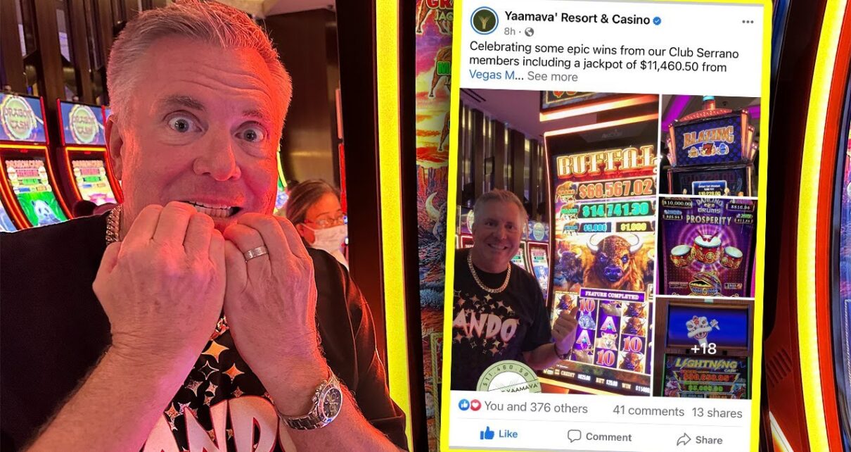 I Won SO MUCH MONEY the casino posted it on social media!