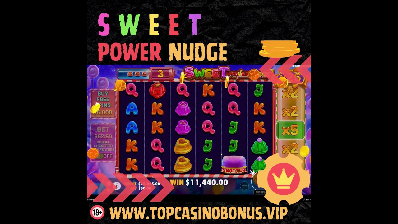 "Indulge in Sweet Wins with Power Nudge: The Latest Online Casino Game!" #freeslots