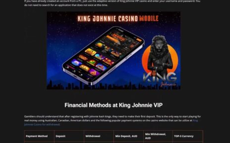 King Johnnie VIP Casino | Luxury Online Casino in Australia | Game Tutorials, Bonuses & to a greater extent than