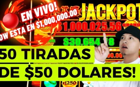 ?LIVE CASINO JACKPOT!  LA APUESTA EN LA MÁQUINA DE ,000,000 DE DÓLARES